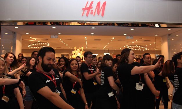 H&M opening day party at Canberra Centre