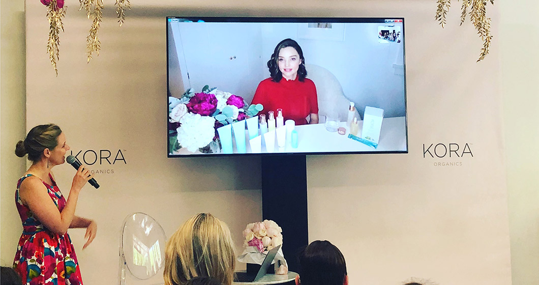 Miranda Kerr’s surpising Skype masterclass