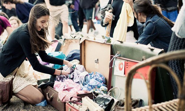 Arty bargains at NewActon rummage