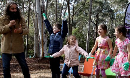 Costa Georgiadis at the Australian National Botanic Gardens in Canberra